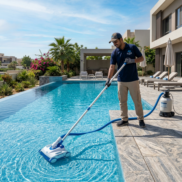 تنظيف مسابح بالقطيف: صيانة دورية لمياه نقية وآمنة لك ولعائلتك