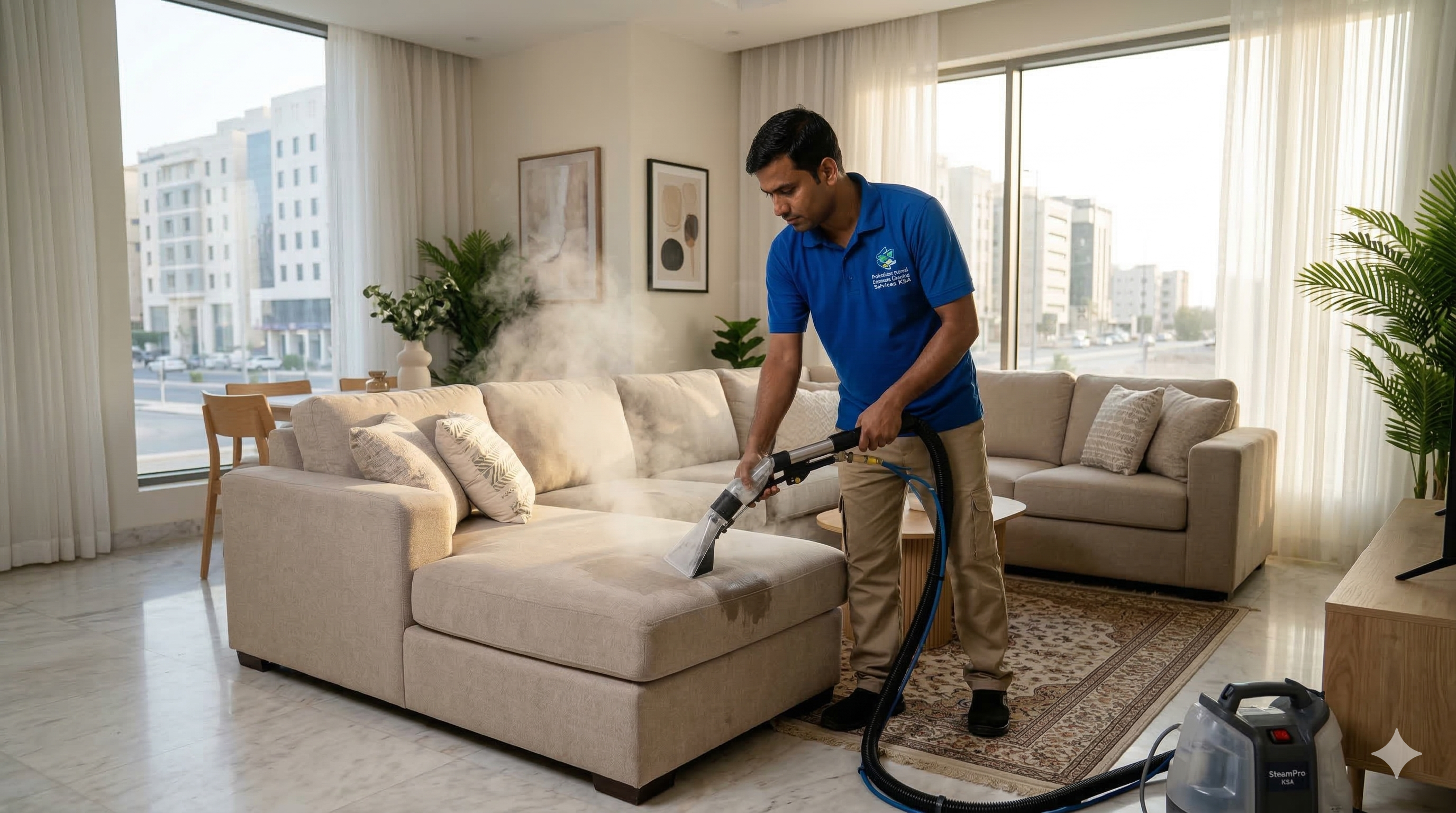 كم سعر تنظيف الكنب في الجبيل؟ دليل الأسعار والخدمات